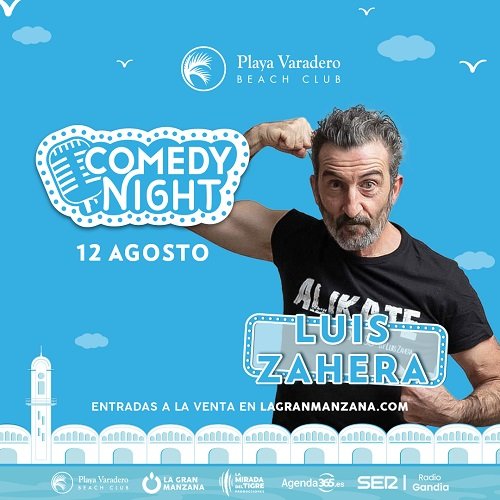 COMEDY NIGHT | 12 AGOSTO | LUIS ZAHERA